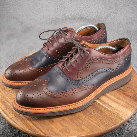 Johnston & Murphy Men's Upton 175th Anniv Leather Wingtip Brogue Oxfords Mens 13 - Picture 3 of 9